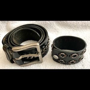 GUESS vintage Genuine Leather belt